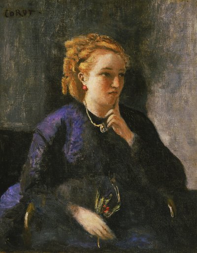 Ritratto di una Donna da Jean Baptiste Camille Corot